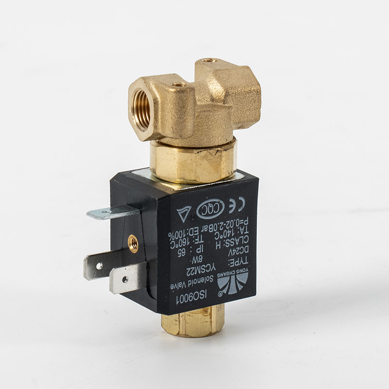 Autoklaf pergigian biasanya ditutup injap solenoid